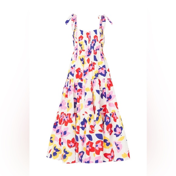 Kate Spade Summer Flowers Tiered Dress - Picture 6 of 12